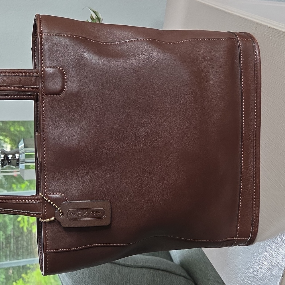 Coach Mahogany brown Leather Tote Bag